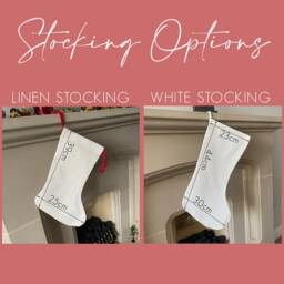 Personalised Christmas Stocking - Name Family Stockings Decorations Santa Penguin - thumbnail 2
