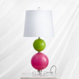 Betty Bold Retro Hand Blown Glass Table Lamp - thumbnail 1