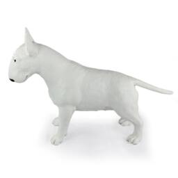 Bull Terrier - White, Dog Natural Size Statue, Limited Edition, Artdog - thumbnail 4