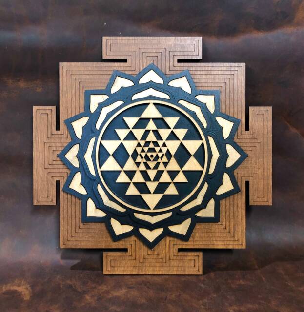 Sri Yantra Wall Art Shiva Shakti Meditation Chakra, 12 - image 1