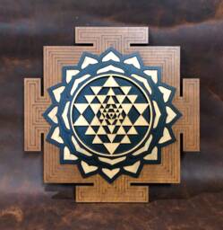 Sri Yantra Wall Art Shiva Shakti Meditation Chakra, 12 - thumbnail 1