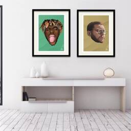 Behzinga - Original Art Print, Wall Art, Home Decor, Youtube Sidemen Fan Gifts For Him, Kids - thumbnail 3