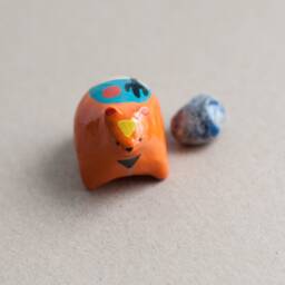 Charismatic Bear with Sodalite Pocket Stone - thumbnail 2