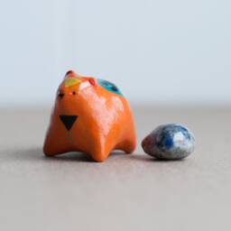 Charismatic Bear with Sodalite Pocket Stone - thumbnail 3
