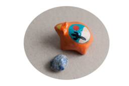Charismatic Bear with Sodalite Pocket Stone - thumbnail 1