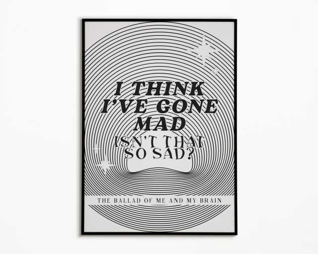 The 1975 Inspired Music Print Indie Rock Art, Gig Poster - image 1