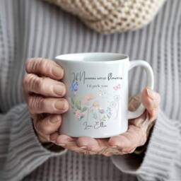 Nanny Mug Gift, Personalised Gift For Mum Mug, Nanna Her, Mum, Granny Hanging & Vase - thumbnail 3