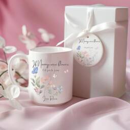 Nanny Mug Gift, Personalised Gift For Mum Mug, Nanna Her, Mum, Granny Hanging & Vase - thumbnail 1