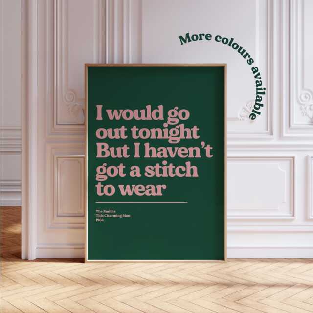 Custom Song Lyric Print - Music Poster Wall Art A5 A4 A3 Typographic Lyrics Decor Special Personalised Gift - image 1