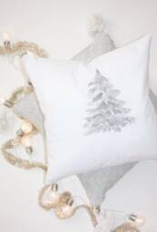 Christmas Tree Pillow Cover Farmhouse Decor Christams Gifts Holiday Pillows - thumbnail 1