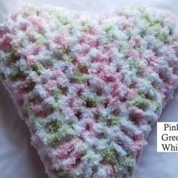 Soft, Fluffy Yarn Handmade Baby Blanket -Washable/Dryable - thumbnail 3