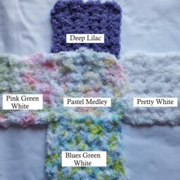Soft, Fluffy Yarn Handmade Baby Blanket -Washable/Dryable - thumbnail 2