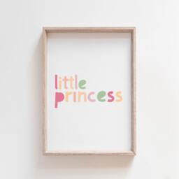 3 Girls Nursery Prints, You Are So Loved, Rainbow Wall Art, Bedroom Princess Muted Colours, Art - thumbnail 2