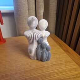Family Statues - 1-4 Children, Modern Art Figurine - thumbnail 2
