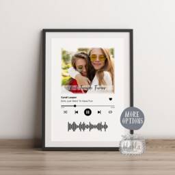 Personalised Anniversary Gift, Our First Song, Birthday Gift For Her, Him, Fo Boyfriend, Friend, Valentines - thumbnail 3