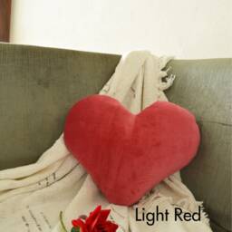 Heart Shaped Cushion Velvet Love Pillow, Romantic Gift - thumbnail 3
