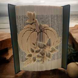 Pumpkin Sculpture Book Art - thumbnail 4