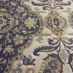 Waverly Castille Noir.pillow Covers.toss Pillows.slipcovers.cushion Covers.linen.cotton.damask.paisley.fall Decor Pillows.throw Pillows - thumbnail 4