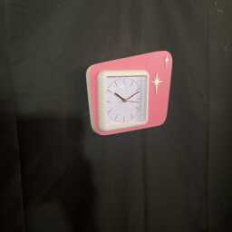 Mid Century Modern Wall Clock, Indoors, Atomic Retro, Starburst Design, Bathroom Or Spa, Silent Quarts Movment - thumbnail 2