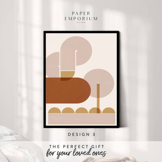 stylish Boho D??cor Prints, Classic Colours, Custom Colour Print - Home, Kitchen, Bathroom Decor, Modern , Bedroom Print, Decor - image 1