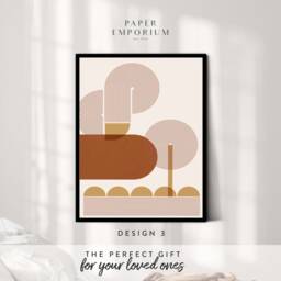 stylish Boho D??cor Prints, Classic Colours, Custom Colour Print - Home, Kitchen, Bathroom Decor, Modern , Bedroom Print, Decor - thumbnail 1