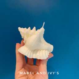 Conch Shell Candle Art Handmade Home Decor Fragranced Soy Wax Sculpture Candle Set - thumbnail 2