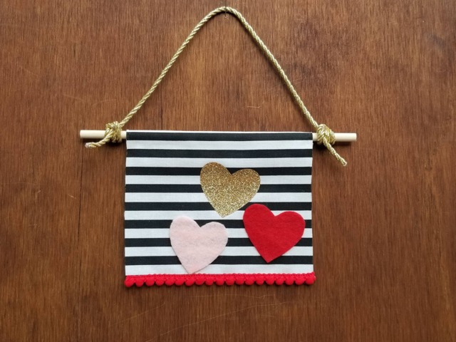Valentine Sign- Hearts- Boho Valentine - Wall Hanging- Decor Love Art Xoxo- Red Gold Pink Hearts Mini Sign Black & White - image 1