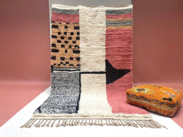 Custom Beni Ourain Rug Handwoven Moroccan Wool Carpet - image 1