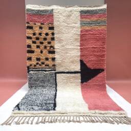 Custom Beni Ourain Rug Handwoven Moroccan Wool Carpet - thumbnail 3