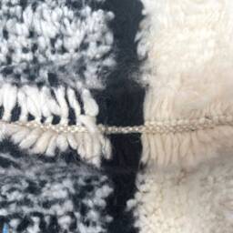 Custom Beni Ourain Rug Handwoven Moroccan Wool Carpet - thumbnail 4