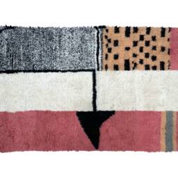 Custom Beni Ourain Rug Handwoven Moroccan Wool Carpet - thumbnail 2