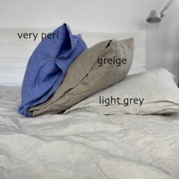 Linen Pillowcase With Envelope Closure, Housewife Style Linen Pillow Cover. Queen , King, Standard Size . Euroshams. Mooshop - thumbnail 3