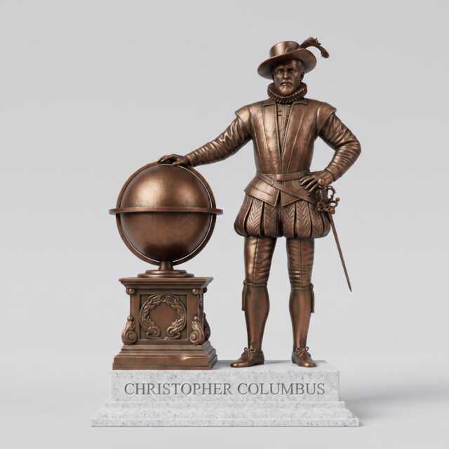 Sir Walter Raleigh - Historical Explorer Collectible Statue