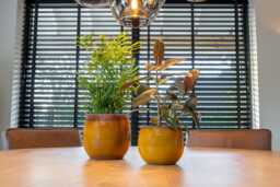 Ochre Glazed Ceramic Plant Pot - Charlotte Indoor Planter, Sizes - D33cm, D30cm, D23cm, D19cm, D15cm - thumbnail 1