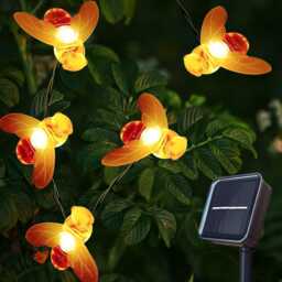 Solar Garden Lights, Honey Bee Fairy String 7M/24Ft 8 Mode Waterproof Outdoor/Indoor Lighting For Flower Fence, Lawn - thumbnail 2