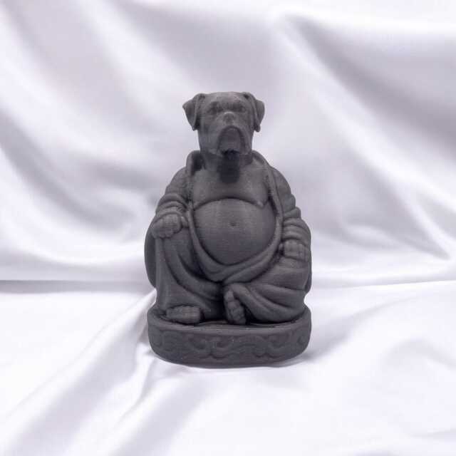 Boxer Buddha Statue, Dog Lover Gift, Home Ornament - image 1