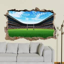 Rugby Stadium Wall Sticker Art Poster Room Office Nursery Boys Bedroom Gameroom Decor 1126 - thumbnail 3