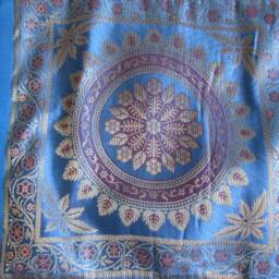 Mandala Design Indian Cushion Cover Turquoise Colour 16 - thumbnail 4