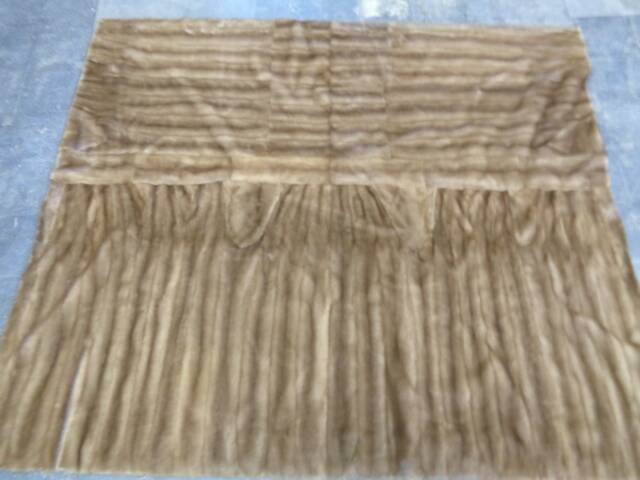 "Refurbished New Pastel Mink Fur Blanket Throw Bed Sofa Cover Size 68"" X 80" - image 1