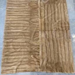"Refurbished New Pastel Mink Fur Blanket Throw Bed Sofa Cover Size 68"" X 80" - thumbnail 3