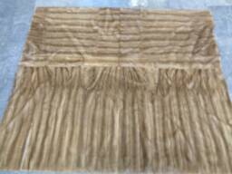 "Refurbished New Pastel Mink Fur Blanket Throw Bed Sofa Cover Size 68"" X 80" - thumbnail 1