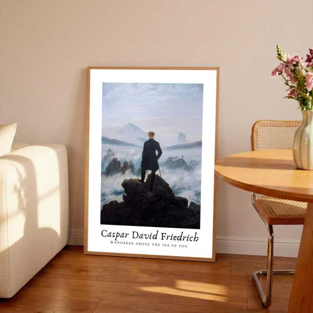 Caspar David Friedrich - Wanderer Above The Sea Of Fog Print - image 1