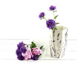 Handmade Ceramic White Vase. Porcelain Geometric Container. Contemporary Wedding Delicate Vase Design By Conceptstudio.ready To Ship - thumbnail 1