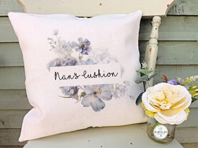 Personalised Nan's Cushion, Nan Gift, Mother's Day Gift, Gift For Her, Gift Nan, Any Name, Mum Nanny Pillow - image 1