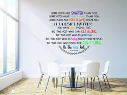 Be The Nice Kid Wall Decal Multiple Colors - Bryan Skavnak Custom Art