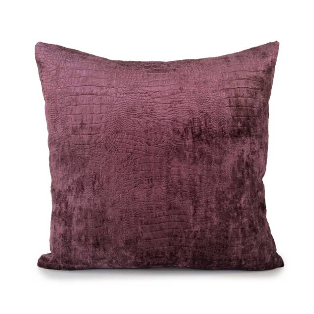 Purple Pillow Cover, Throw Covers, Decorative Cushion Pillowcase, Accent Pillow, Animal Print, Velvet - image 1