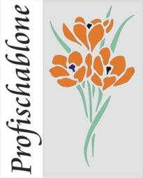 Stencil, Painter Frieze, Stencil Painting, Wall Home Decor - Flowers 1 - 30 X 16cm, 60 32cm, 90 48cm - thumbnail 2