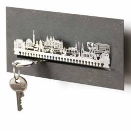 Schwerin Souvenir Gift Tube - Unique Skyline Design - Perfect & Keepsake - thumbnail 1