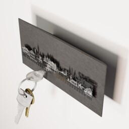 Schwerin Souvenir Gift Tube - Unique Skyline Design - Perfect & Keepsake - thumbnail 3