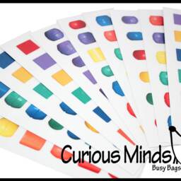 Cards Only - Pattern Cards For Large Chunky Beads Perfect Fine Motor Work, Montessori, Pattern Matching & Quiet Activity - thumbnail 3